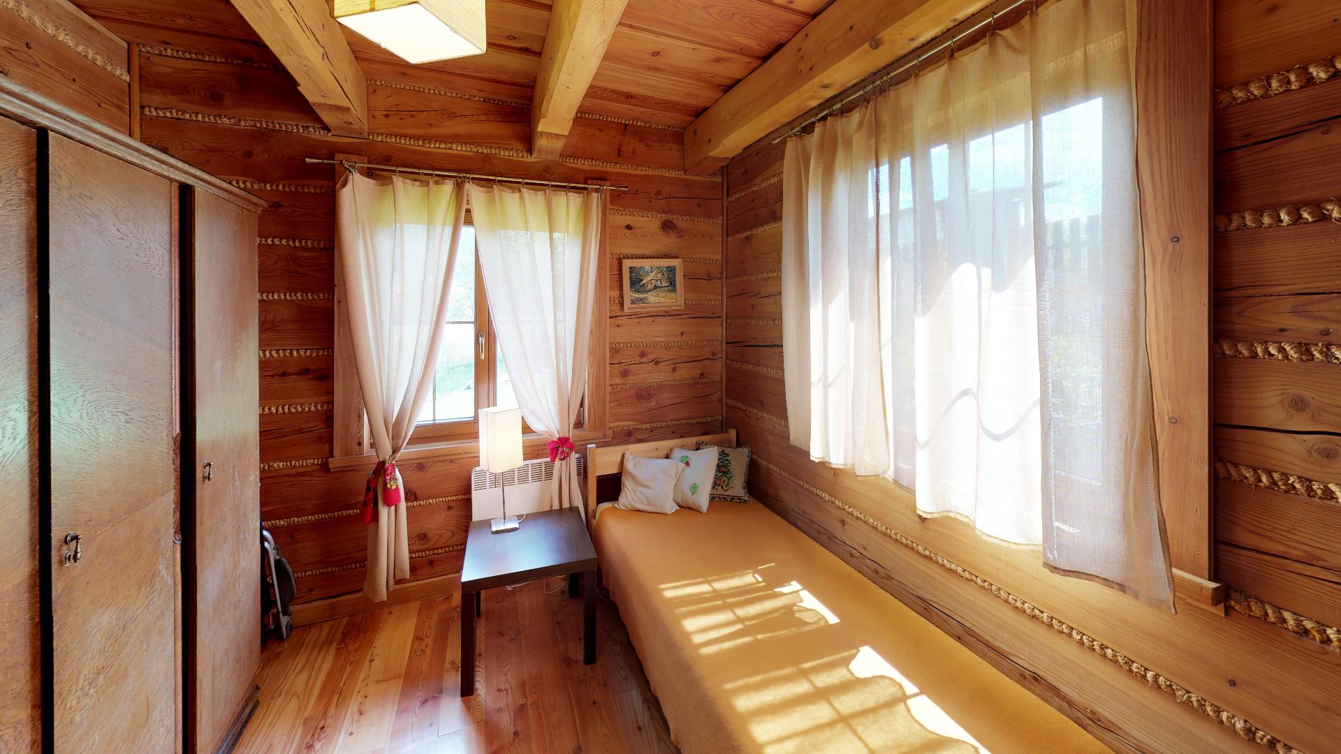 drewniany dom w górach wirtualny spacer