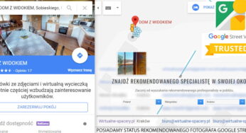 Rekomendowany fotograf Google – gwarancja doskonałej jakości wirtualnych spacerów