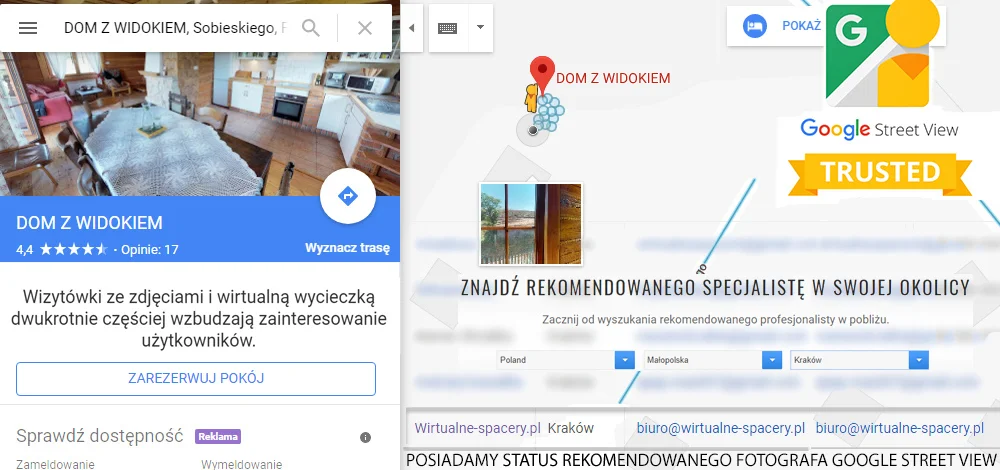 fotograf google street view Kraków
