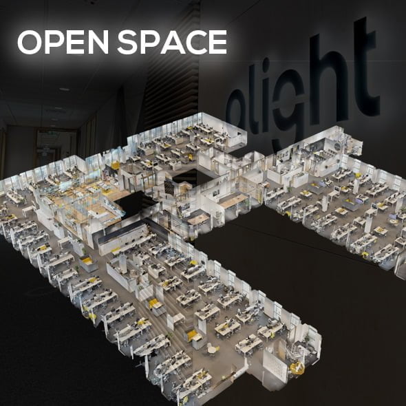 wirtualny spacer biuro open space