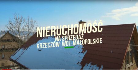 dom na sprzedaż film dron zdjęcia