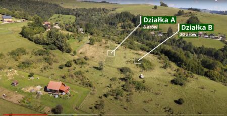 działki budowlane na sprzedaż film z drona