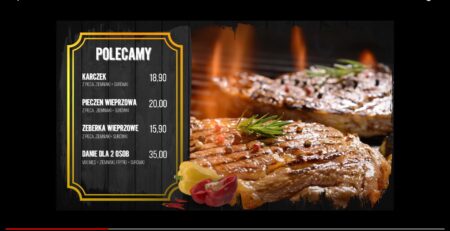 menu board animacje