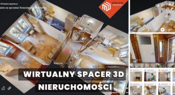 Wirtualny spacer 3D Matterport po mieszkaniu do remontu