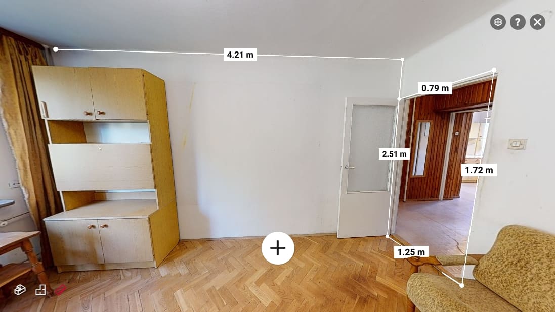 wirtualny spacer wymiarowanie