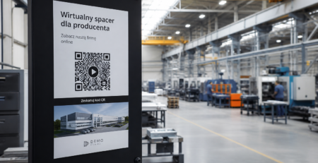Wirtualny spacer dla producenta — jak zamienić halę, showroom i katalog w jedną prezentację online?